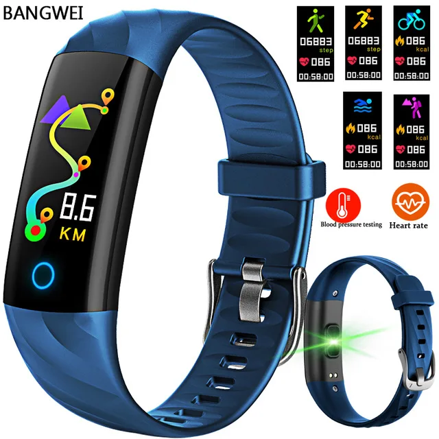 2018 смарт браслет с пульсометром и оксиметром кислорода спортивный