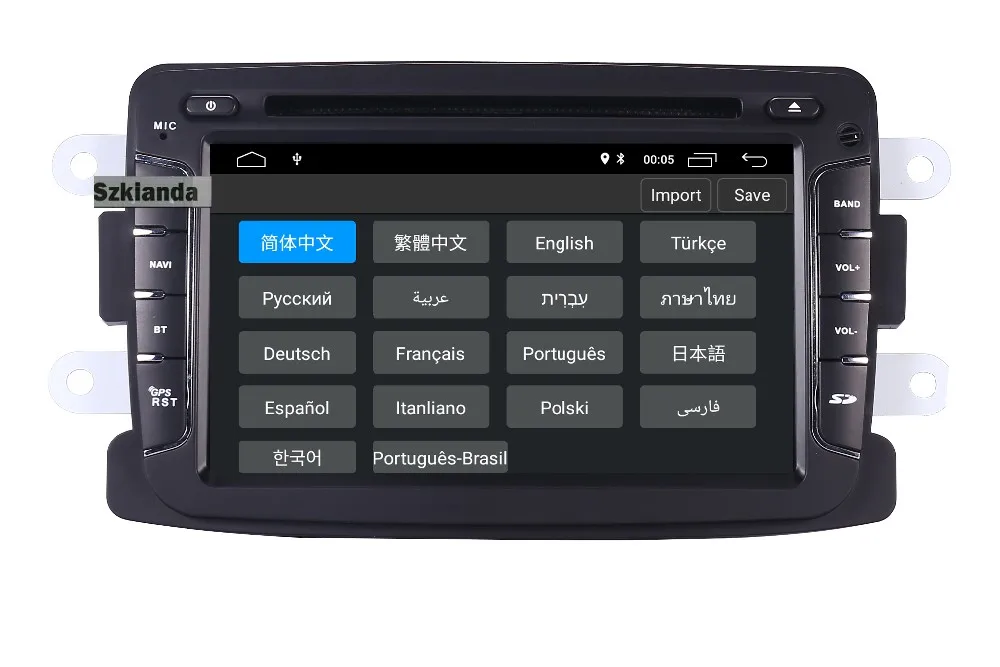 2din Android 9,0 автомобильный dvd-плеер для Renault Duster Dacia Sandero Capture Lada Xray 2 Logan 2 ram 3g wifi gps навигация радио