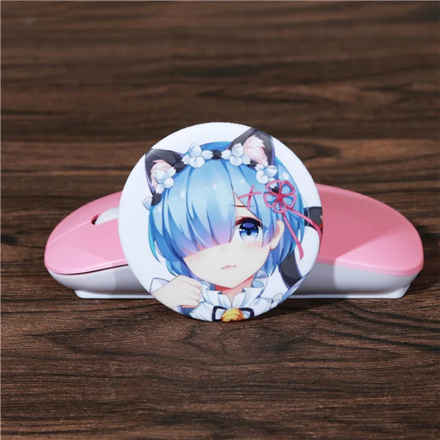 Model E FFFPIN 5,8 см Большая японская брошь в стиле аниме Zero Kara Hajimeru Isekai Seikatsu, мультяшный значок в виде монеты, нагрудник, орнамент, булавки для косплея - Окраска металла: Model E