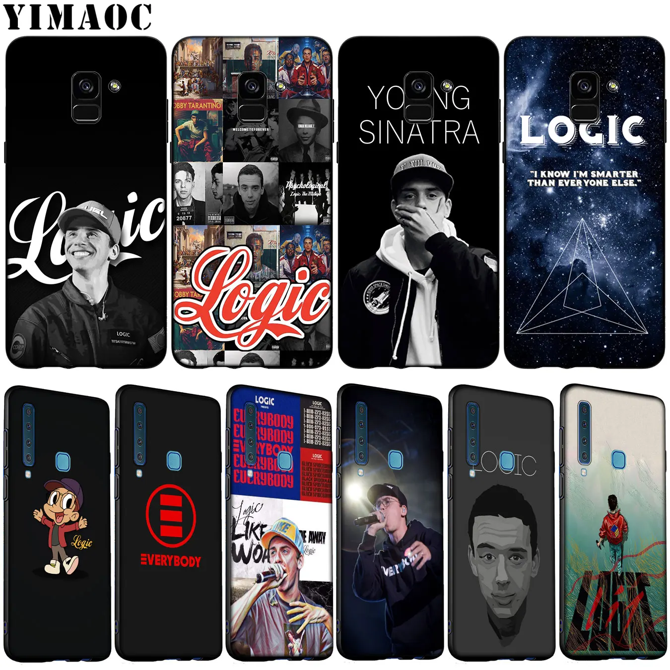 YIMAOC pop Logic Мягкий силиконовый чехол для телефона Samsung Galaxy A6 A9 A8 A7 2018 A3 A5 2016 2017 Note 9 8 10