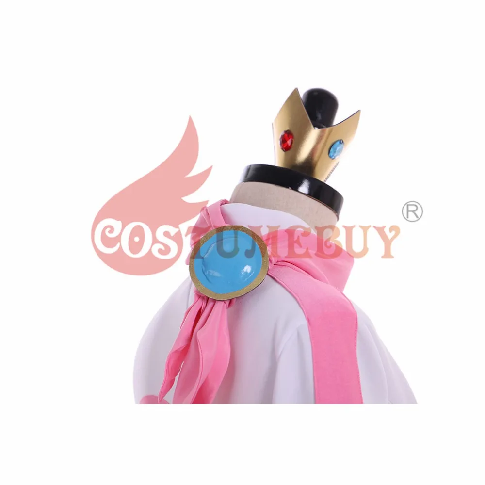 Costumebuy Mario Kart 8 Принцесса Персик BikeSuit Косплей Костюм женский комбинезон леди розовый Хэллоуин наряды изготовленные на заказ костюмы