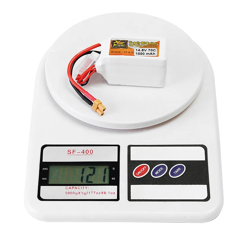 Аккумуляторная батарея Lipo ZOP Power 14 8 V 1000mAh 70C 4S Battery XT30 Plug|4s lipo|zop powerlipo battery |