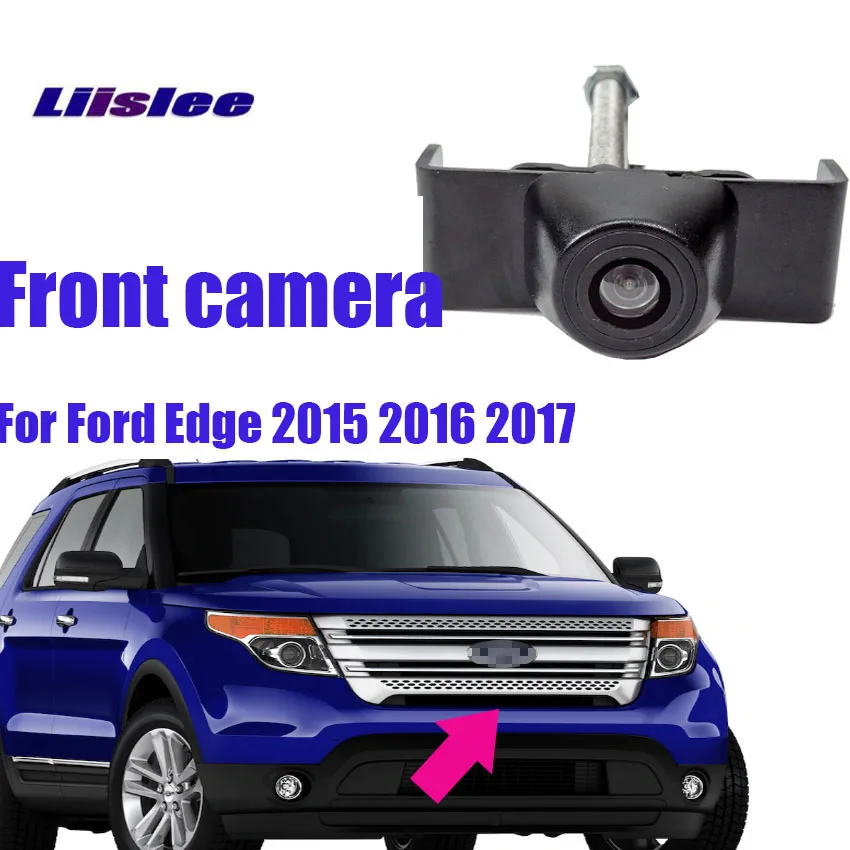LiisLee для Ford Edge 2015 2016 2017 CCD Автомобильная фронтальная камера с логотипом|Камеры