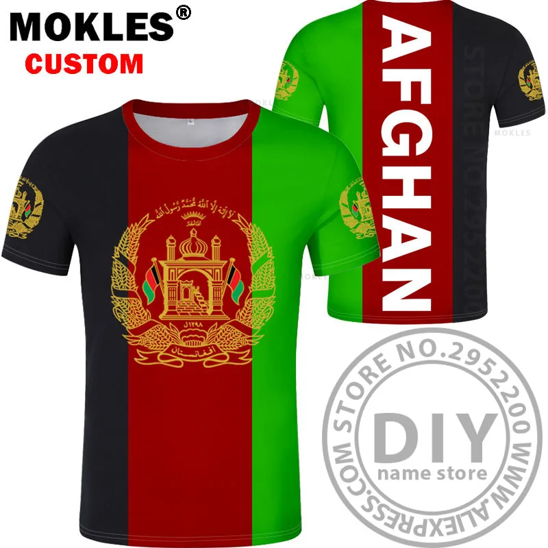 Афган футболка бесплатная пользовательское имя номер afg slam AFGHAN arab персидский