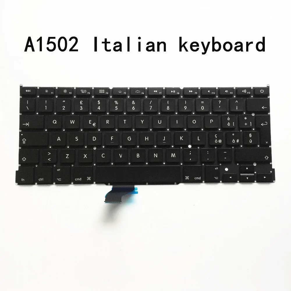 Новинка 100% итальянская клавиатура для MacBook Air 13 3 A1502 2011-2015 лет | Компьютеры и офис