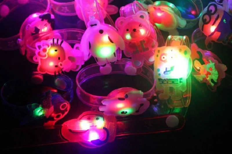 10 шт. Мультяшные Светодиодные ночные световые вечерние рождественские украшения