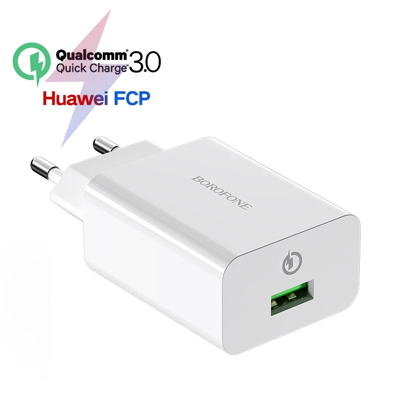 Быстрое USB зарядное устройство 18 Вт Быстрая зарядка 3,0 зарядное устройство для мобильного телефона штепсельная вилка ЕС настенный USB адаптер для iPhone samsung huawei Xiaomi