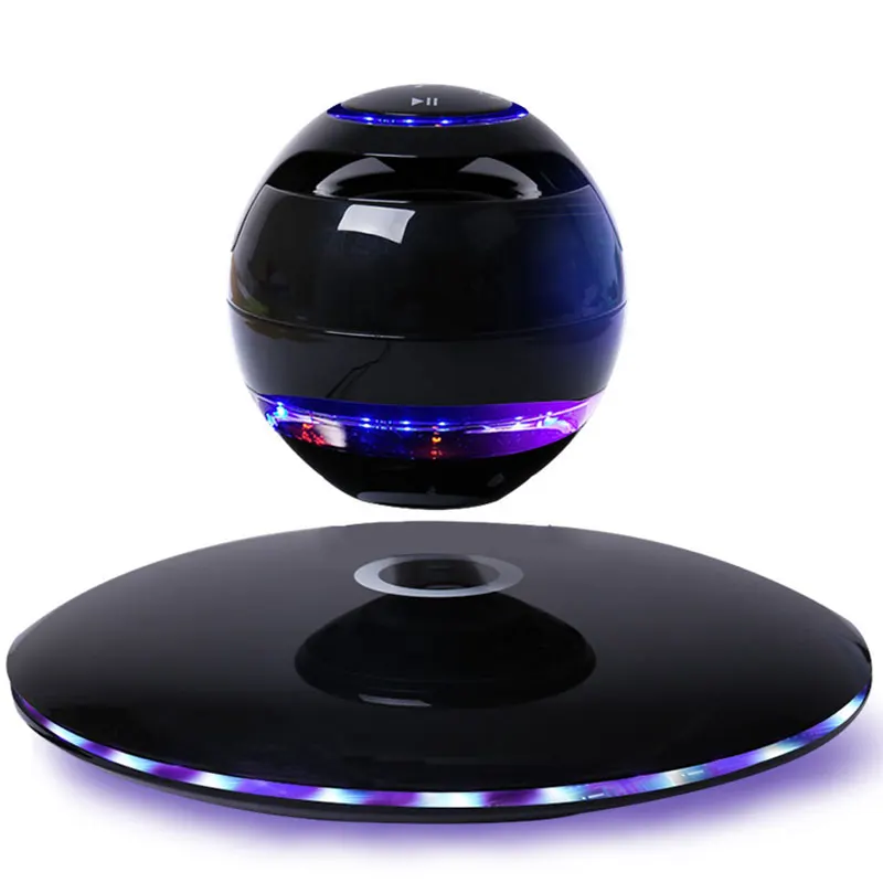 Creativity Magnetic suspension rotating speaker bluetooth Bass Portable for Subwoofer Separate HIFI wireless computer speakers |