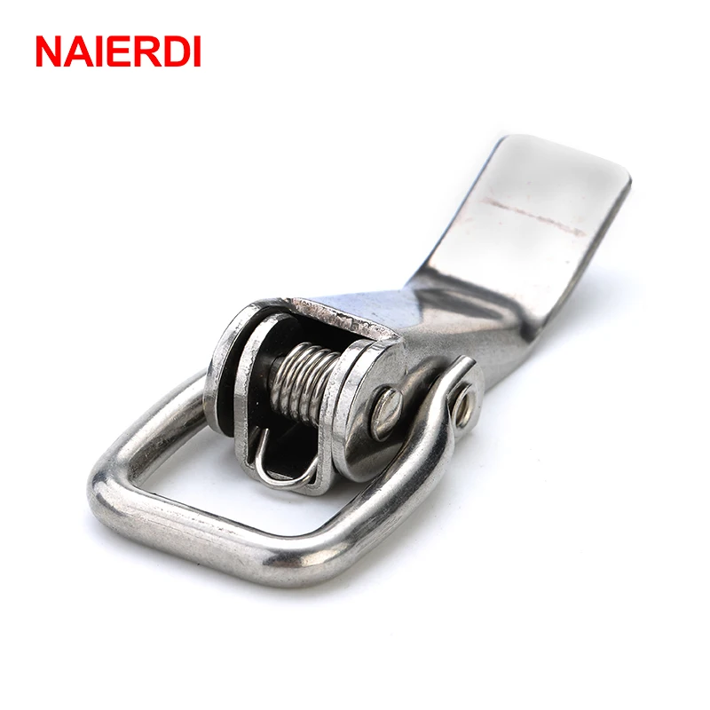 NAIERDI-J501 ящики для шкафа замок Засов из нержавеющей стали пружинная защелка защелки тумблер замки подшипник 50 кг для мебельной фурнитуры