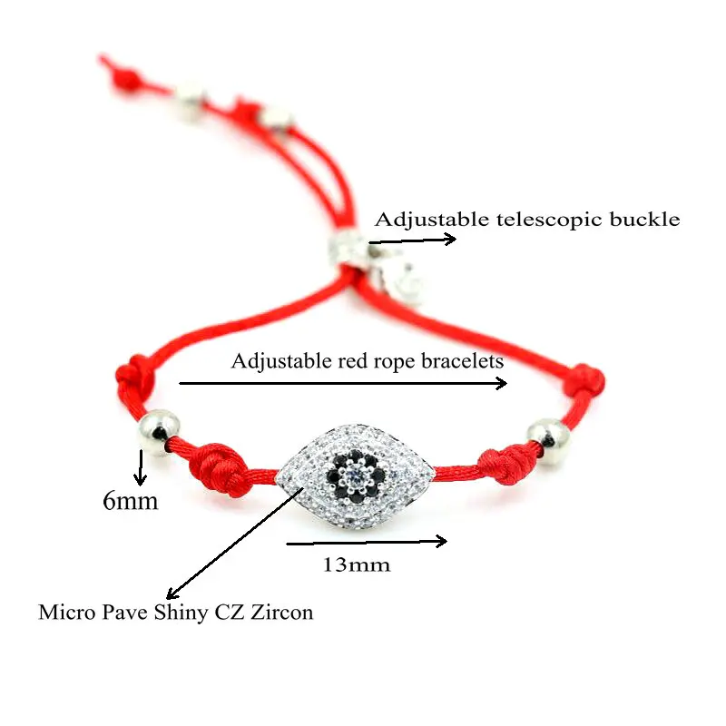 Браслет BPPCCR из красной веревочной ленты макраме рейки чакры для мужчин и женщин