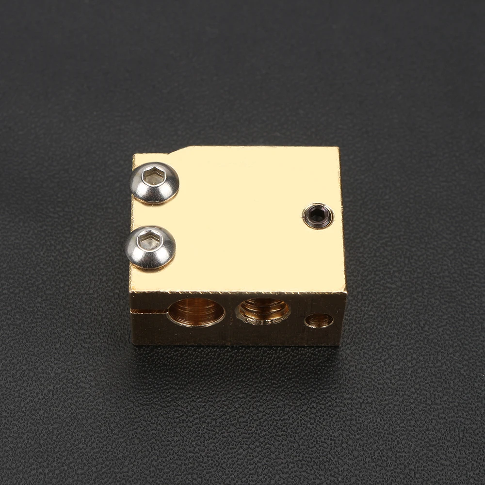 Высокая температура H59 медь нагревательный блок Volcano для E3D HOTEND совместимый PT100 термистор картридж сенсор V6 Лидер продаж