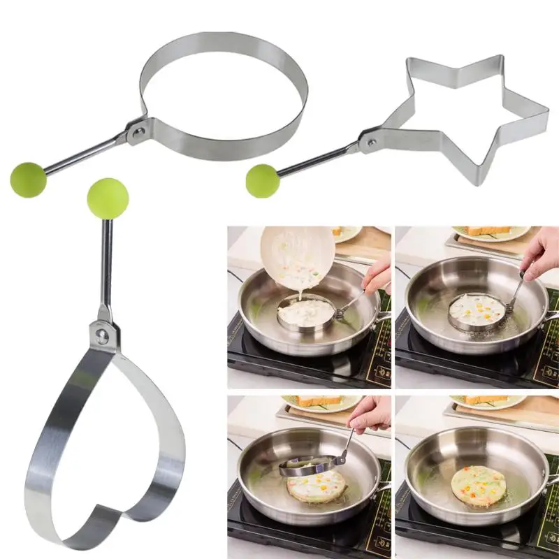 Форма для жарки яйца креативный омлет из нержавеющей стали Любовь круглая