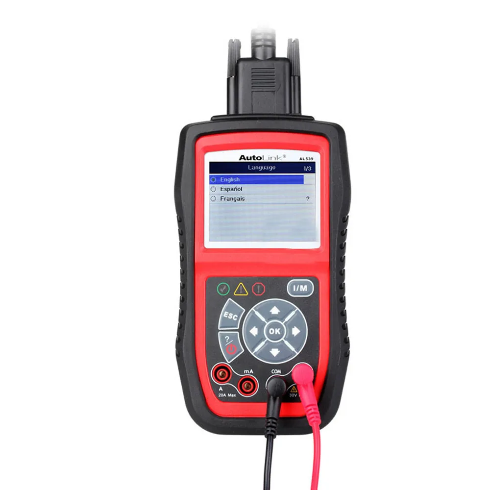 Оригинал Autel Автоссылка AL539B OBDII Code Reader &amp Электрические Инструмент Тестирования с