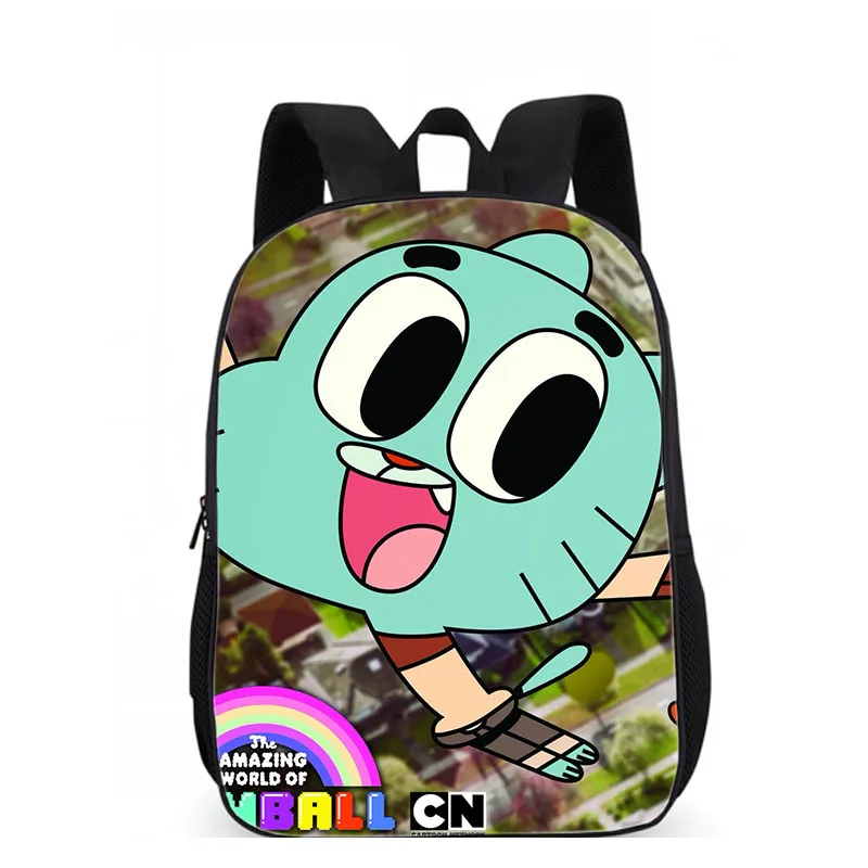 LUOBIWANG удивительный мир Gumball печати школьный ранец для подростков мальчиков и девочек милый узор дети книга сумки Mochila
