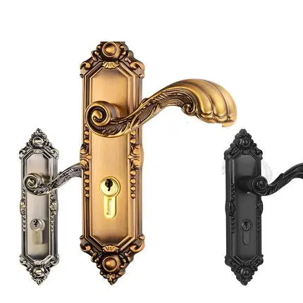 

EZL811602 европейский и американский цельнометаллический замок двери с тиснением подходит для дома/частной резиденции/виллы/офиса/винодельни