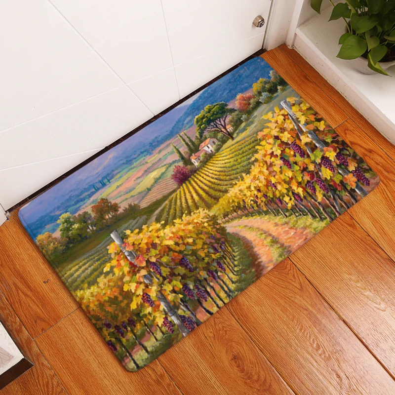 Новинка 2017 деревенские ковры с принтом Нескользящие кухонные коврики для дома
