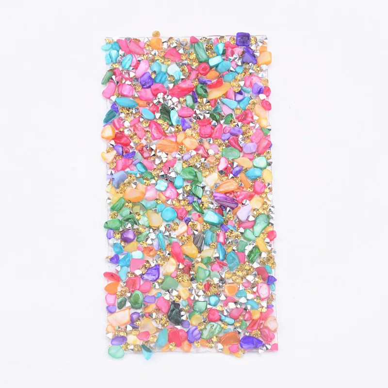 

15pcs/Lot Rhinestones For Clothes Stickers On The Phone Rhinestone Trim Diy Decoration Accessories 6*12cm