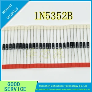 100PCS 1N5352BRLG 1N5352B 1N5352BG 1N5352 5W 15V IN5352B IN5352 DO-17 New and original zener diode High quality
