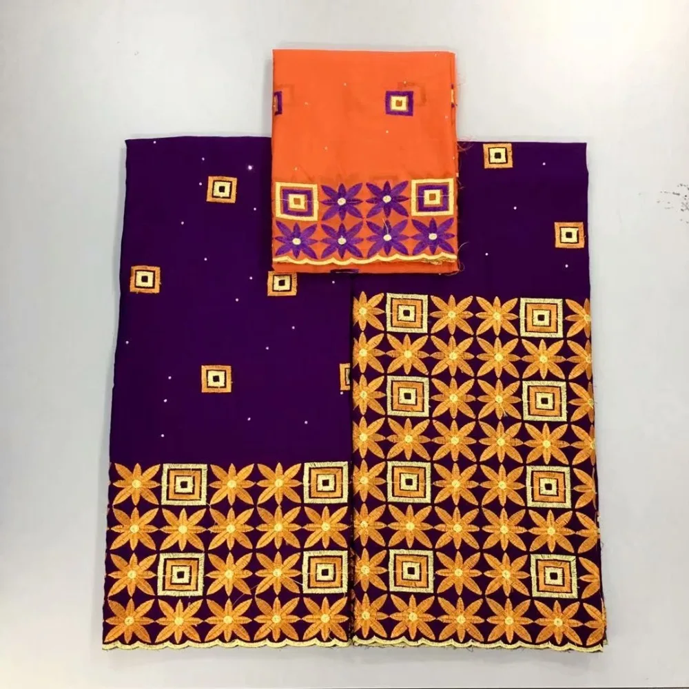 Швейцарский шнурок африканская вышивка Ткань хлопковая ткань с вышивкой + 2 ярдов