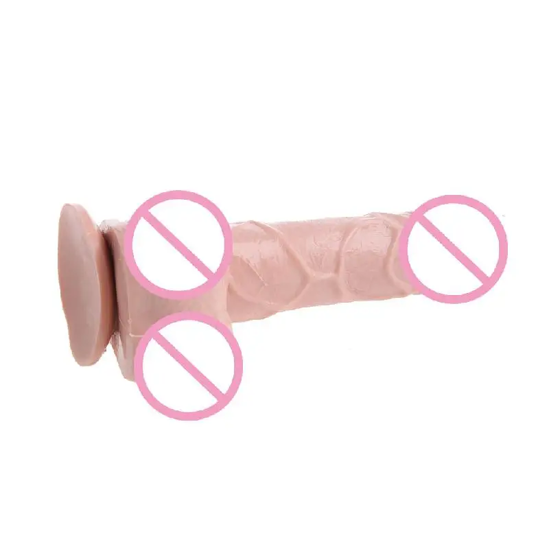 Фаллоимитатор G Spot реалистичный сильный член на присоске секс игрушка