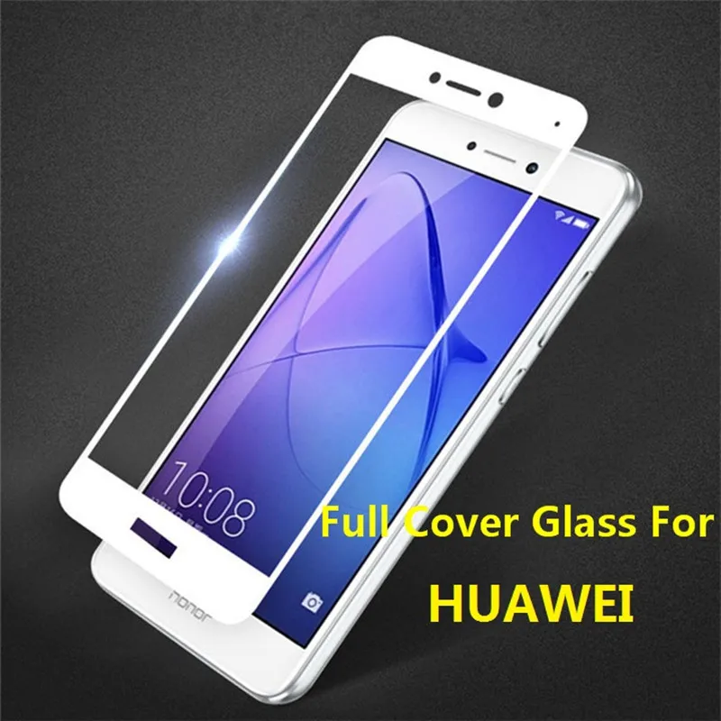 Полное покрытие закаленное стекло для Huawei P10 P9 P8 Lite 2017 Honor 6C 6X GR5 Nova Plus Honor8 Pro