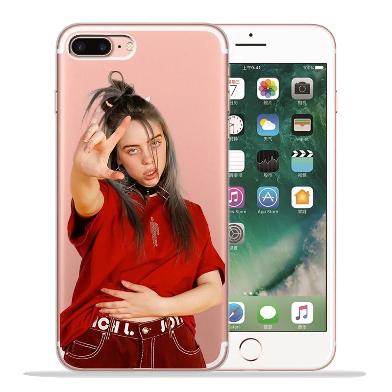 1804 Роскошный чехол Billie eilish для iPhone X, XR, XS, Max, 5, 5S, SE, 6, 6 S, 7, 8 Plus, чехол для телефона, Funda, Coque, Etui, capa, shell capinha - Цвет: 1804