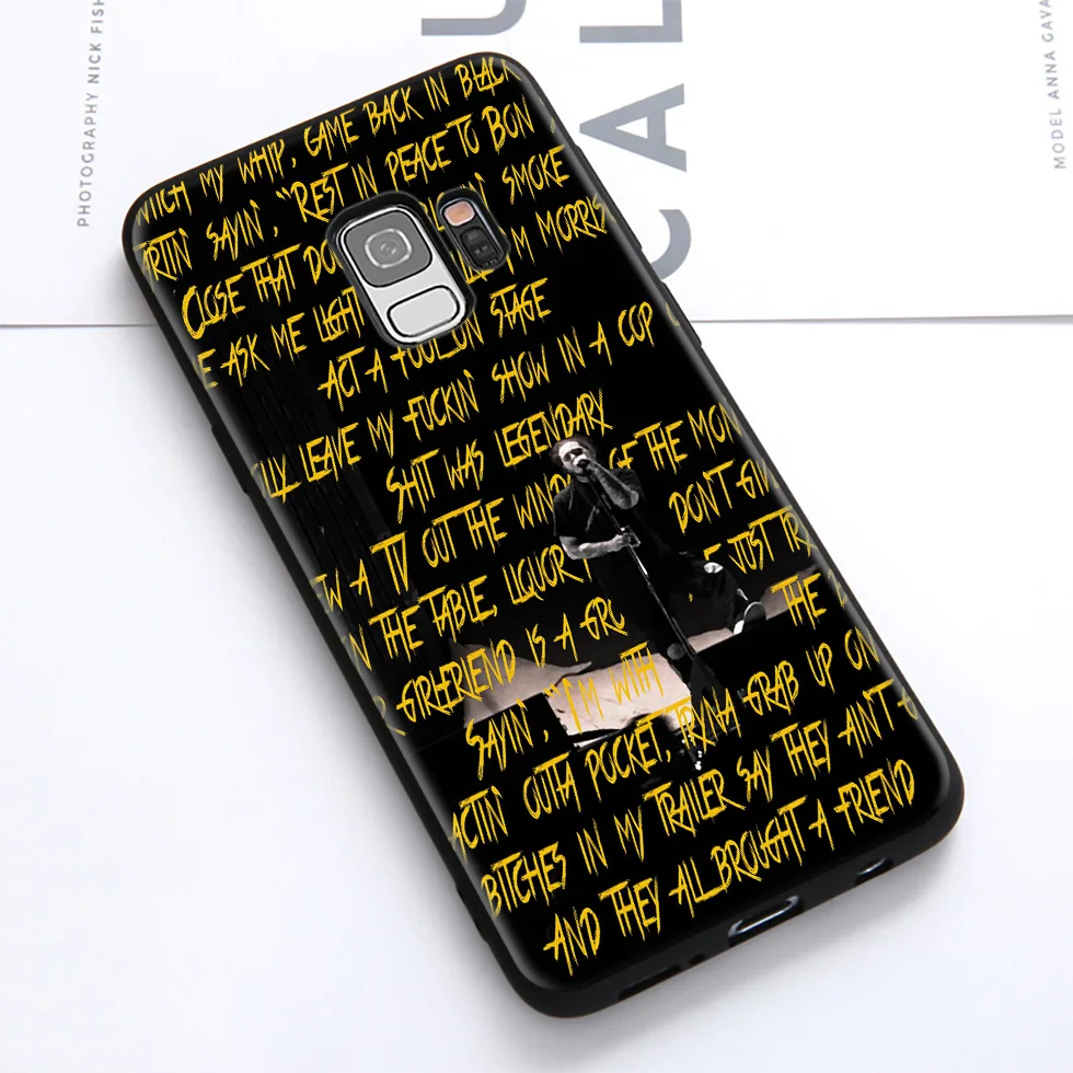 WEBBEDEPP Post Malone Postmalone мягкий чехол для Samsung Galaxy S10 S10e S9 S8 Plus S7 S6 Edge &amp J6 2018 Note 10 9 8 |