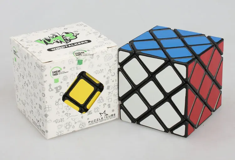Lanlan master Skew Cube черная/белая головоломка черная Подарочная идея для X'mas дня