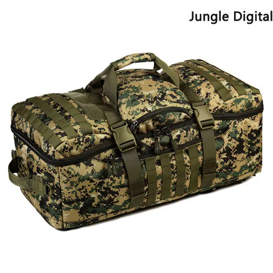 Jungle Digital 60л, уличная сумка, камуфляжный военный рюкзак, тактические сумки, водонепроницаемая многофункциональная сумка-тоут для багажа, походов, путешествий, большая спортивная сумка - Цвет: Jungle Digital