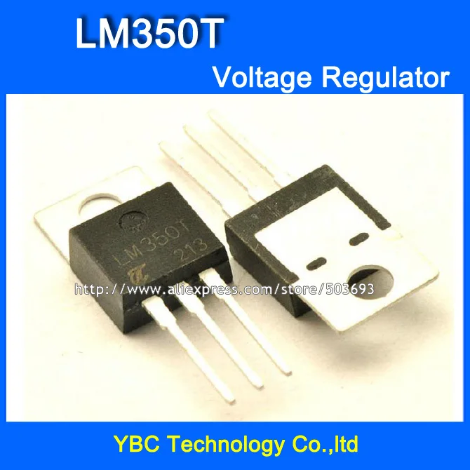 

Free Shipping 50pcs/lot Adjustable Three-terminal Regulator LM350 LM350T Regulator Voltage IC Standard Current