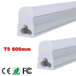 1 шт.лот светодиодные лампы 2 фута Встроенная трубка T5 600 мм 10 Вт светодиодный ные трубки AC85-265V SMD2835 свет лм светодиодный люминесцентные трубки