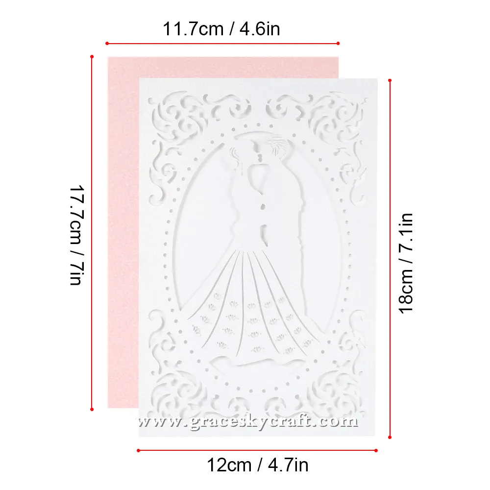 50 шт. Бесплатная доставка Лазерная резка 2017 Новый дизайн для невесты и жениха