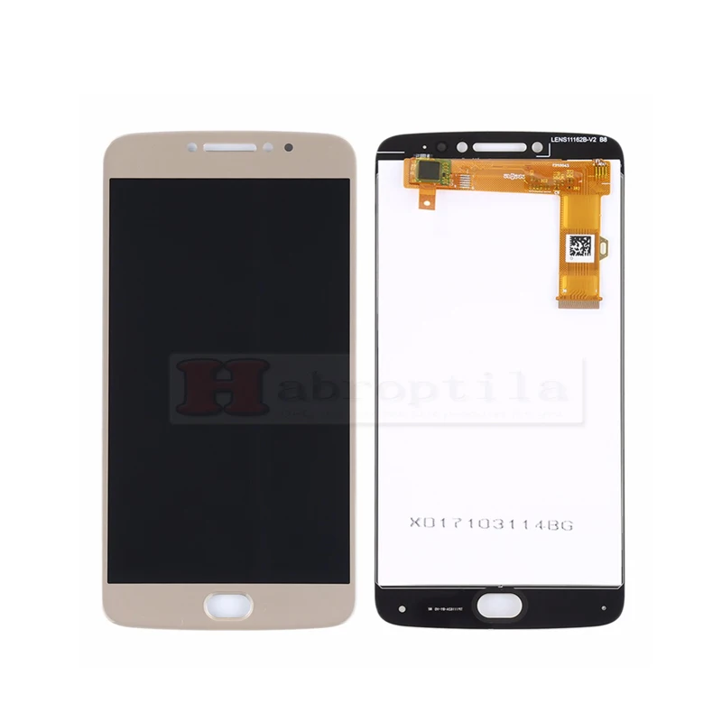 Черное золото 5.5 дюйма для MOTO E4 плюс стекло ЖК дисплей Дисплей + Сенсорный экран