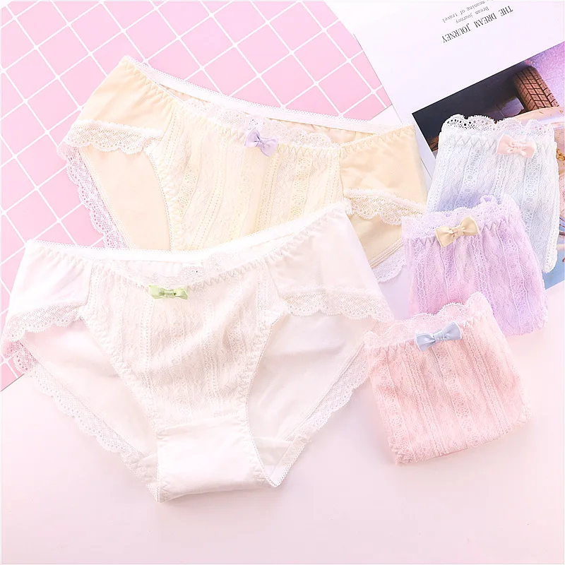2 шт./лот хлопковые трусики женское нижнее белье из хлопка с рисунком женские
