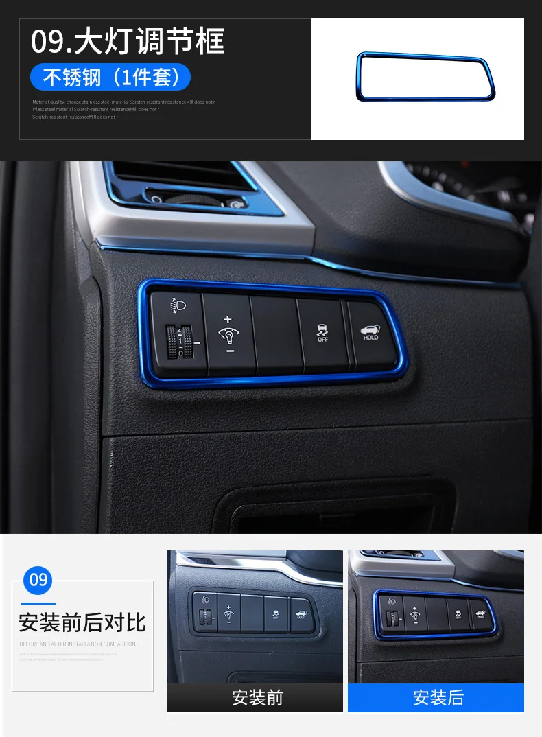 Автомобильный Стайлинг модифицированные аксессуары для hyundai Tucson приборной панели автомобиля модифицированные аксессуары