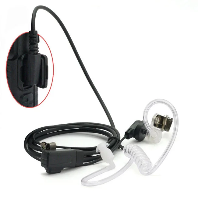 Новые 2 провода FBI PTT микрофонные наушники для Baofeng UV-5R/A UV-5R plus DM-5R Plus Ham динамик для радио микрофон ptt