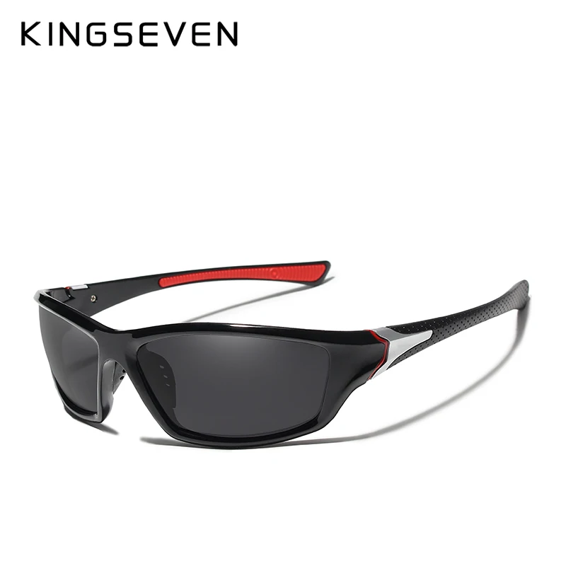 KINGSEVEN, брендовые поляризационные солнцезащитные очки для мужчин, дизайнерские мужские солнцезащитные очки для путешествий, вождения, Мужские квадратные очки ночного видения, очки