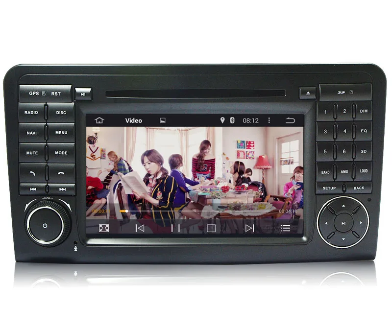 7 &quotHD 1024X600 Android 1 автомобильный dvd плеер для Mercedes Benz GL ML Class W164 ML300 ML320 ML350 ML450 ML500