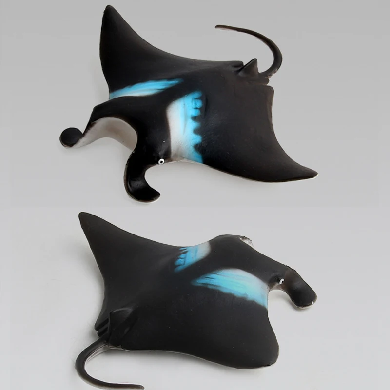 Моделирование игрушки черный скат фигурки животных модель морской жизни дикое