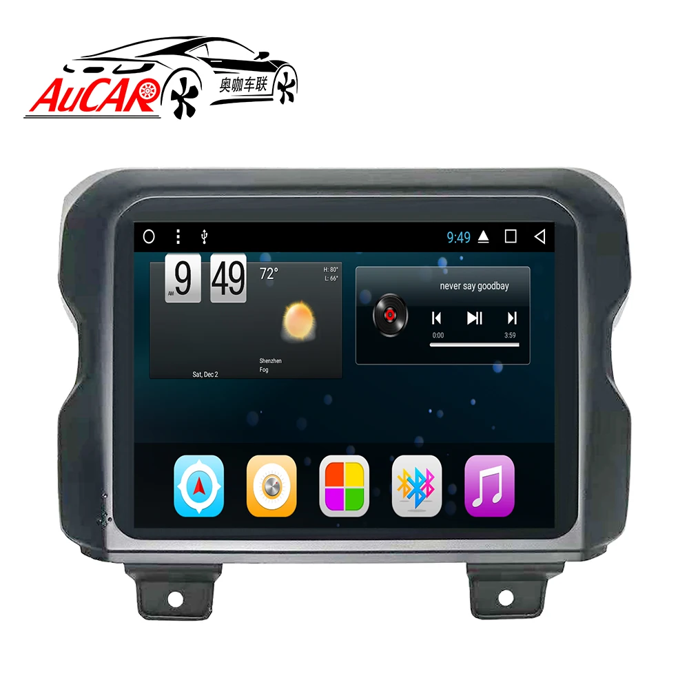 Автомагнитола AuCAR 8 4 дюйма на Android 0 автомобильный DVD плеер для Jeep Wrangler jk 2018