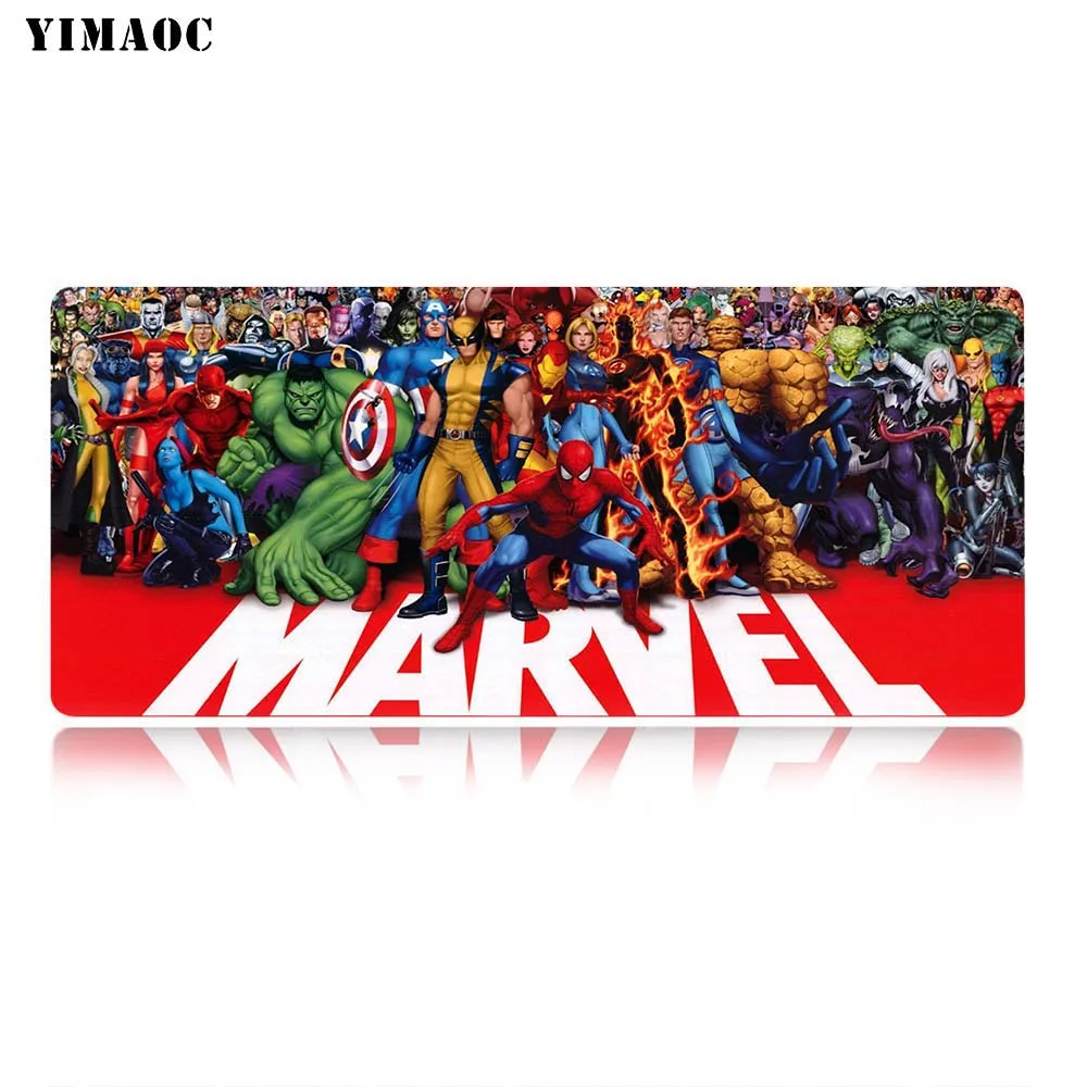 MP7 40x90cm YIMAOC Мстители эндшпиль Марвел коврик для мыши 40x90 см компьютерный коврик для мыши Противоскользящий натуральный каучук игровой коврик для мыши - Цвет: MP7 40x90cm