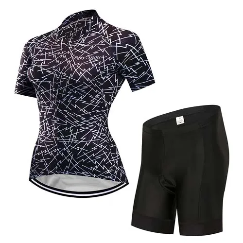 jersey and pants 4 Летняя командная Женская одежда для велоспорта, комплект из Джерси для триатлона, облегающий костюм для велоспорта, костюм для униформы - Цвет: jersey and pants 4