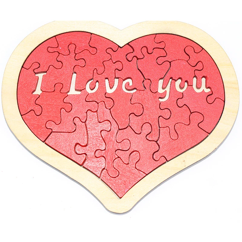 DDWE DIY Lovers Express Love креативный I You 3D механическая модель игра деревянная головоломка