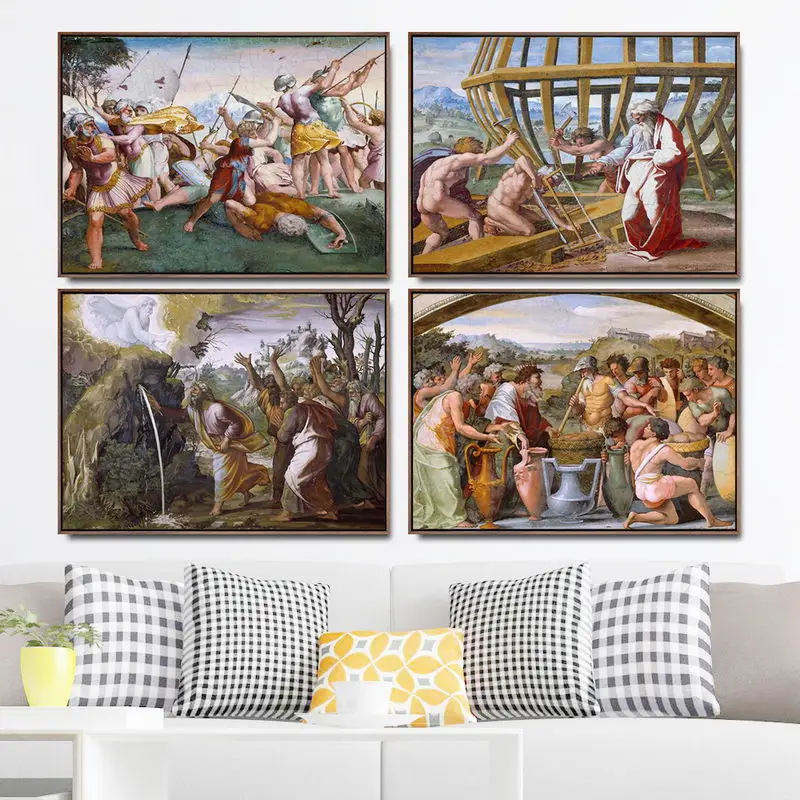 Художественные настенные картины для домашнего декора Fro холст с печатью постера