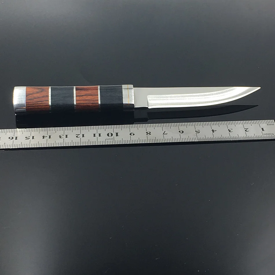 Острые высококачественные Портативные Ножи с деревянной ручкой для кемпинга