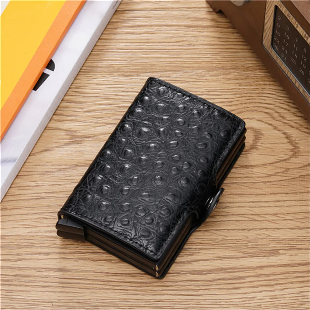 Страус Pattern Леди Для женщин Мини Кошелек держатель для карт Короткие Кошелек Роскошный дизайнерский держатель для карт