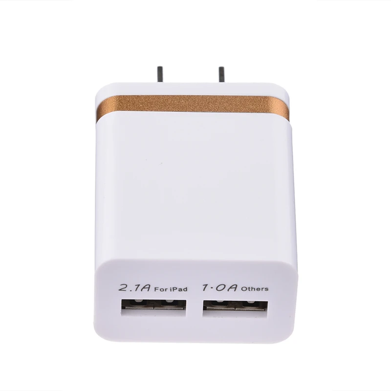 Новое универсальное зарядное устройство для телефона с двумя портами и вилкой