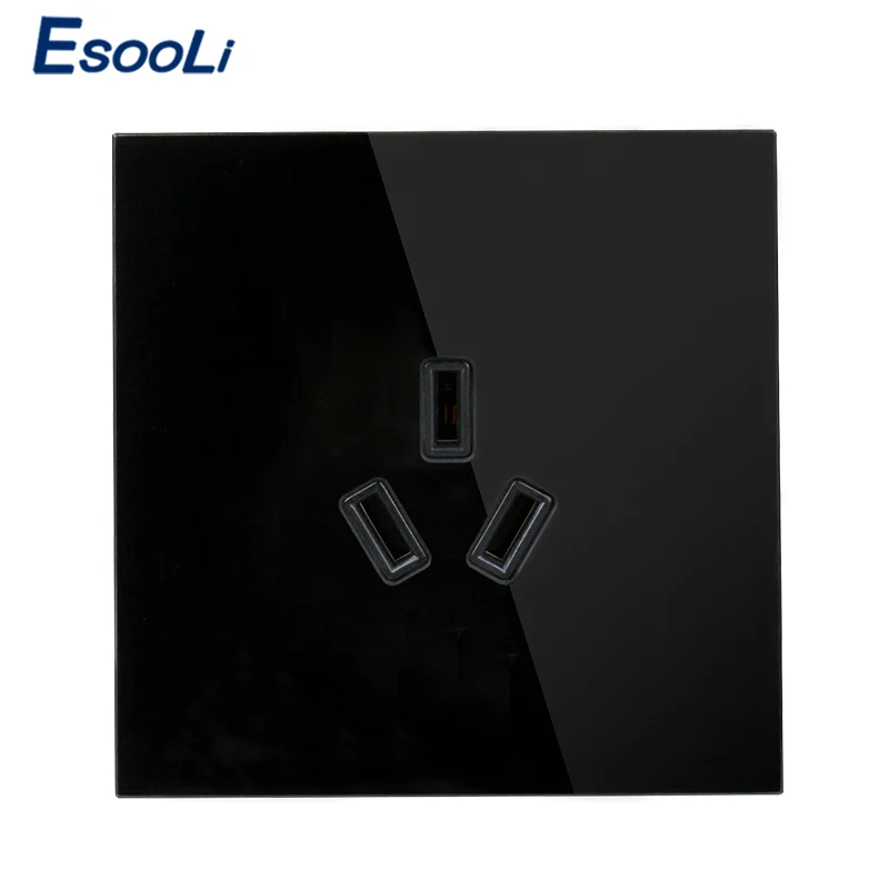 Esooli 3 полюса AU стандарт кондиционера настенная стеклянная панель электрическая