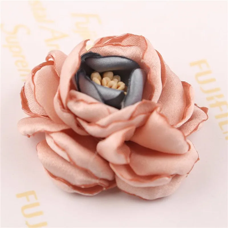 10 шт. атласная Пряжа Цветочные нашивки Пришивание аппликация платье Купальник