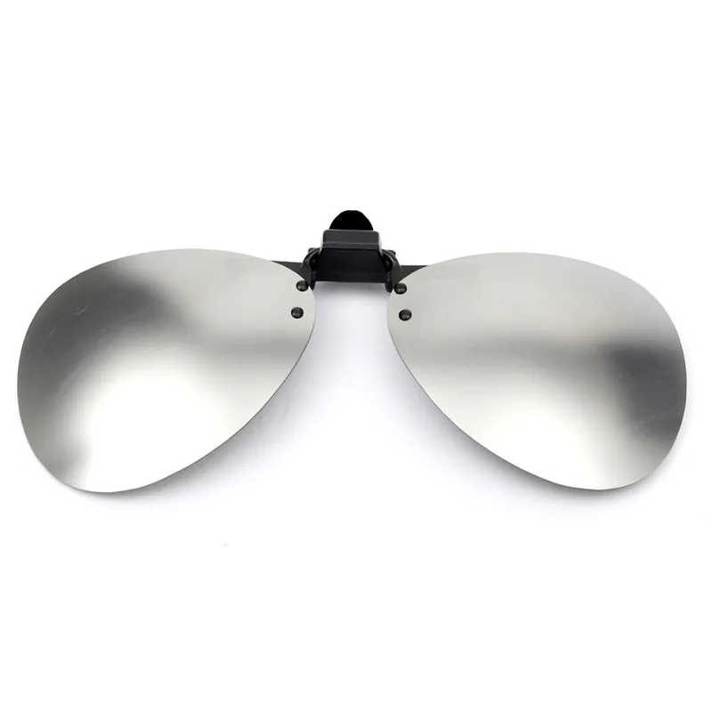 Поляризованные солнцезащитные очки унисекс из поликарбоната с клипсой для